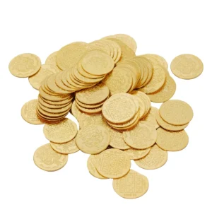 Sidkudil Puja Store108 nos Lakshmi Kubera Yantra Coins Brass