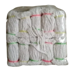 Sidkudil Puja Store 1008 Wicks - 3 Ply Twisted Wicks Handmade White Cotton Wicks